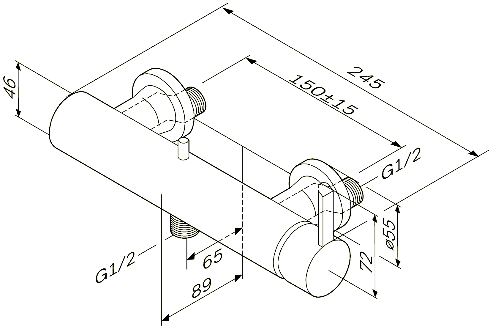 AM·PM Awe F1520000 Смеситель для душа