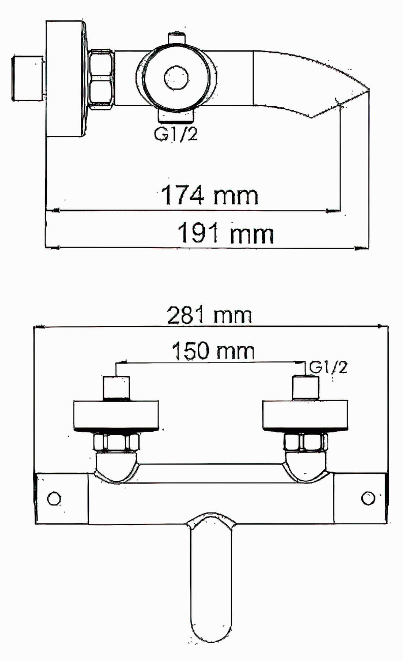 WasserKraft Berkel 4811 Термосмеситель для ванны