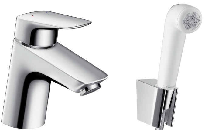 Hansgrohe Logis 71290000 Смеситель для раковины с гигиеническим душем (ComfortZone 70)