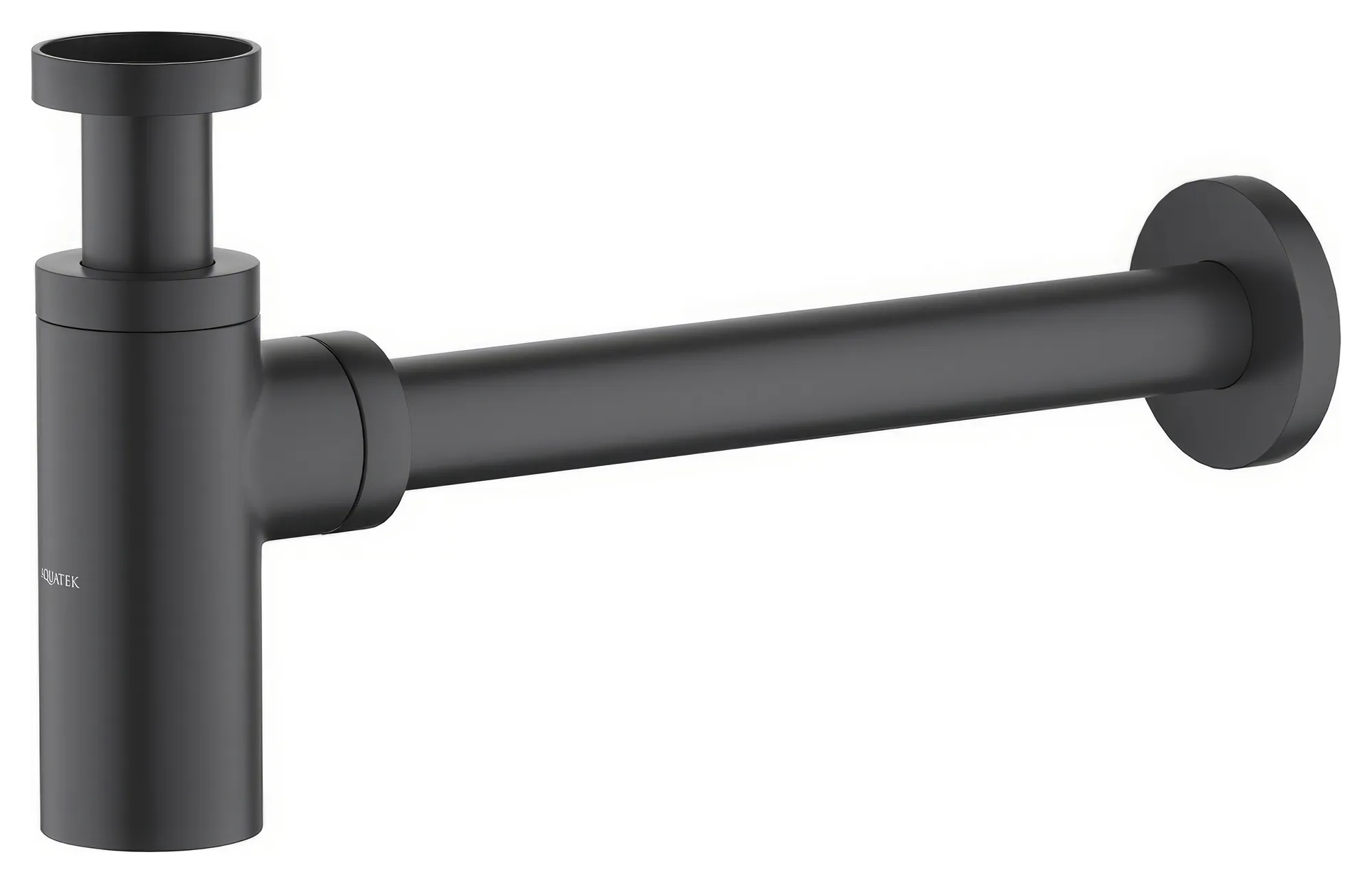 Aquatek AQ6012MB Сифон для раковины 1-1/4" (чёрный)