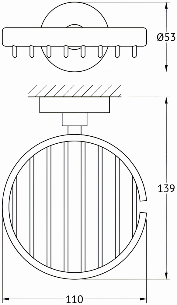 ArtWelle Harmonie HAR017 Мыльница-решётка