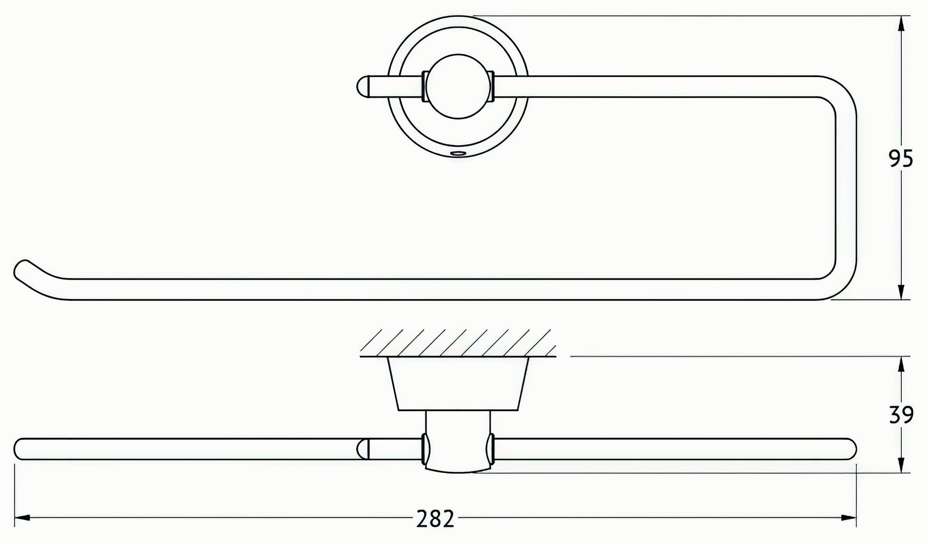 FBS Vizovice VIZ023 Держатель бумажного полотенца