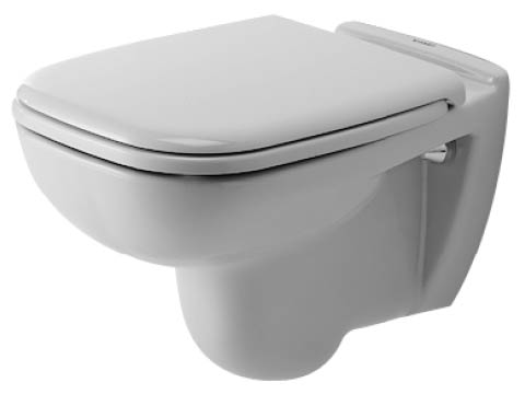 Duravit D-Code 253509/006731  Подвесной унитаз 545x355 с сиденьем и крышкой