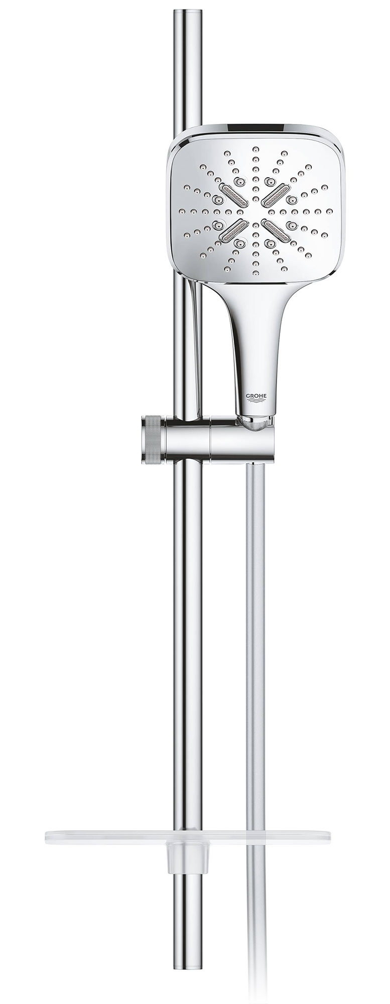 Grohe Rainshower SmartActive 130 Cube 26584 000 Душевой гарнитур 3 режима 600 мм