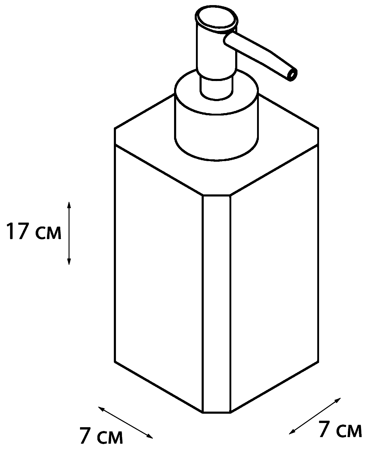 Fixsen Text FX-230-1 Диспенсер для жидкого мыла настольный (керамика)