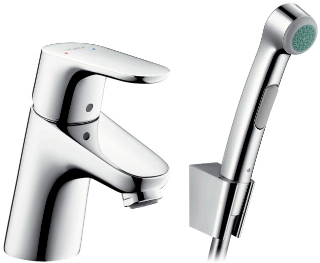 Hansgrohe Focus 31926 000  Смеситель для раковины с гигиеническим душем