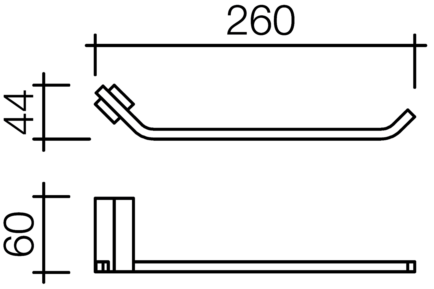 Schein Watteau 125-R Полотенцедержатель