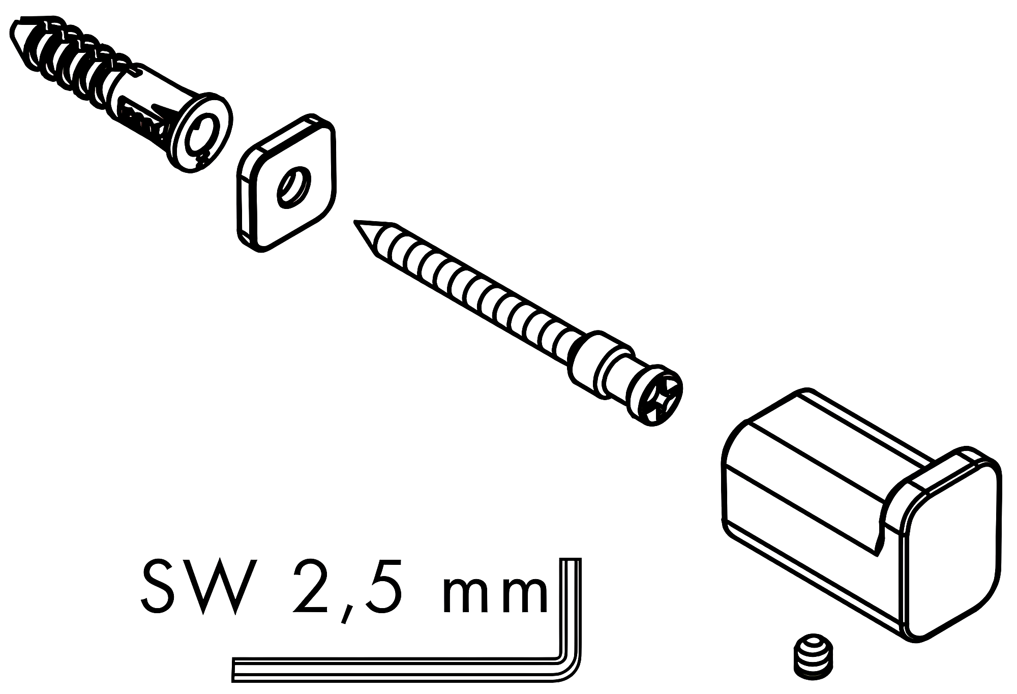 Hansgrohe AddStoris Q 41742 000 Крючок