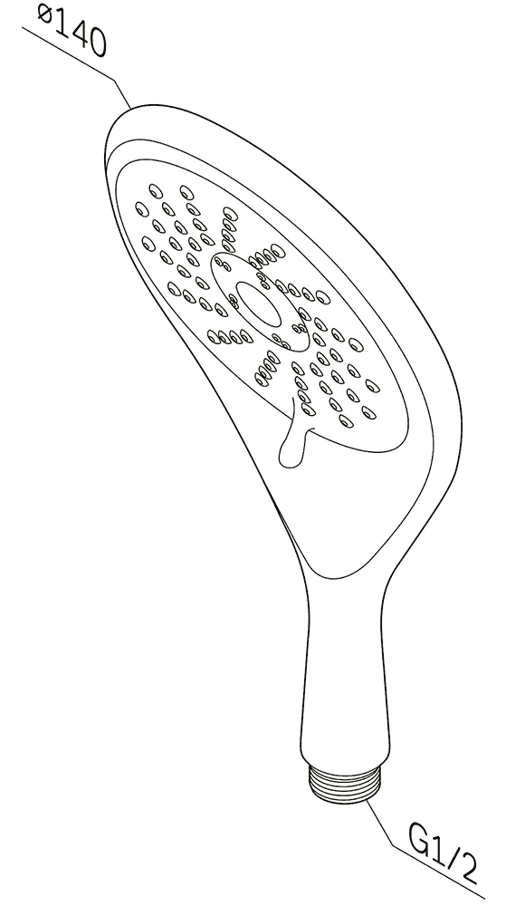 AM·PM Awe F0215000 Ручной душ 3 режима