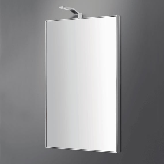 Colombo Fashion Mirrors B2061  Зеркало 500x950 с рамкой и светильником B1461