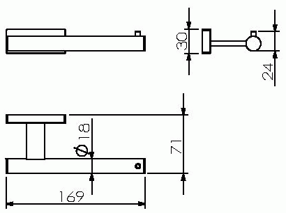 Langberger Alster 10943A Держатель туалетной бумаги