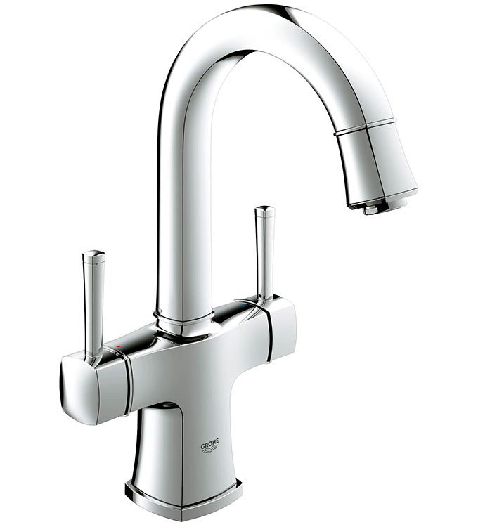 Grohe Grandera 21107 000 Смеситель для раковины с донным клапаном (2 ручки)