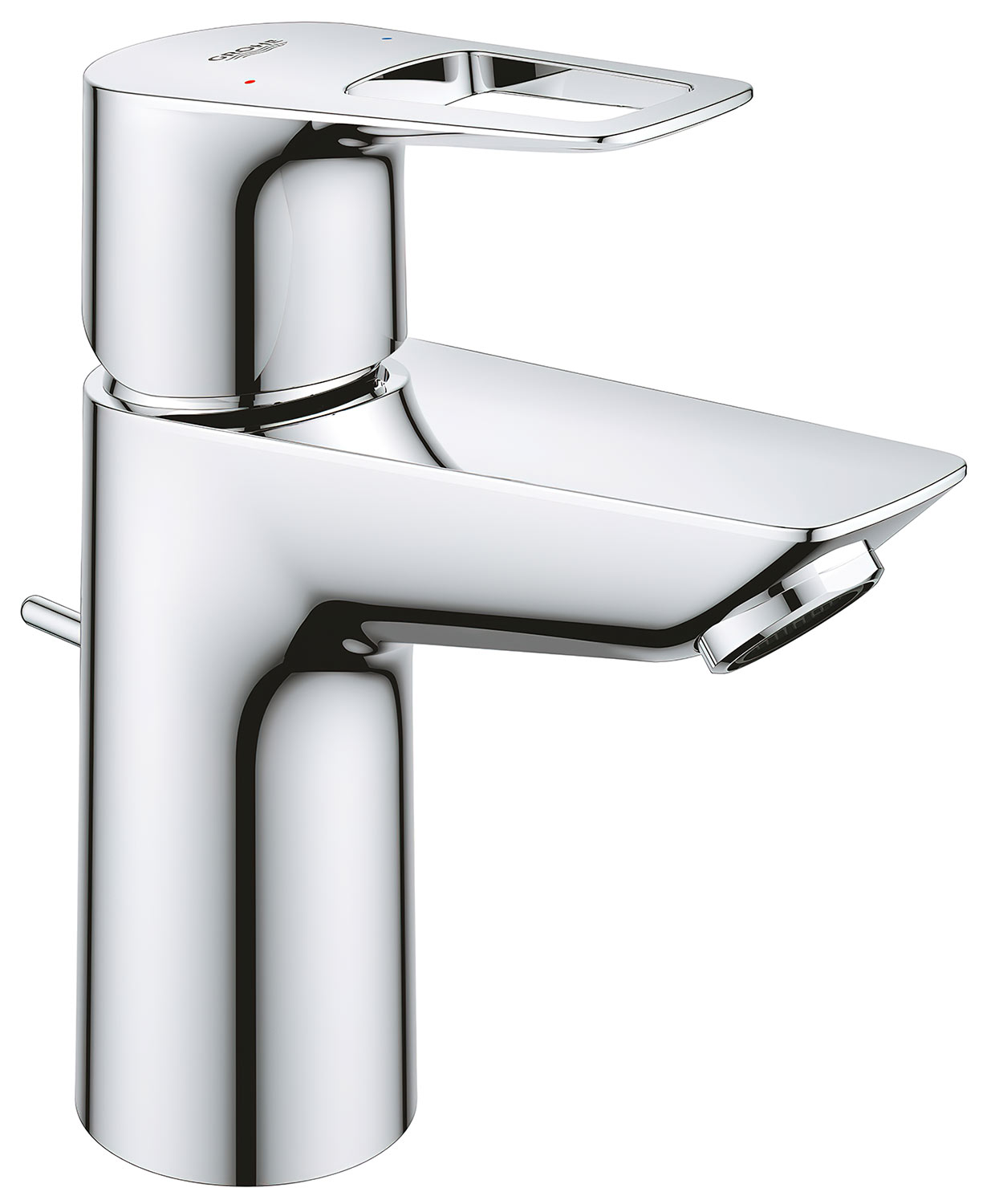 Grohe BauLoop 23335 001 Смеситель для раковины с донным клапаном