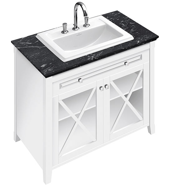 Villeroy&Boch Hommage 897920R2/710263R1 Тумба с раковиной 850x985x620 (белый)