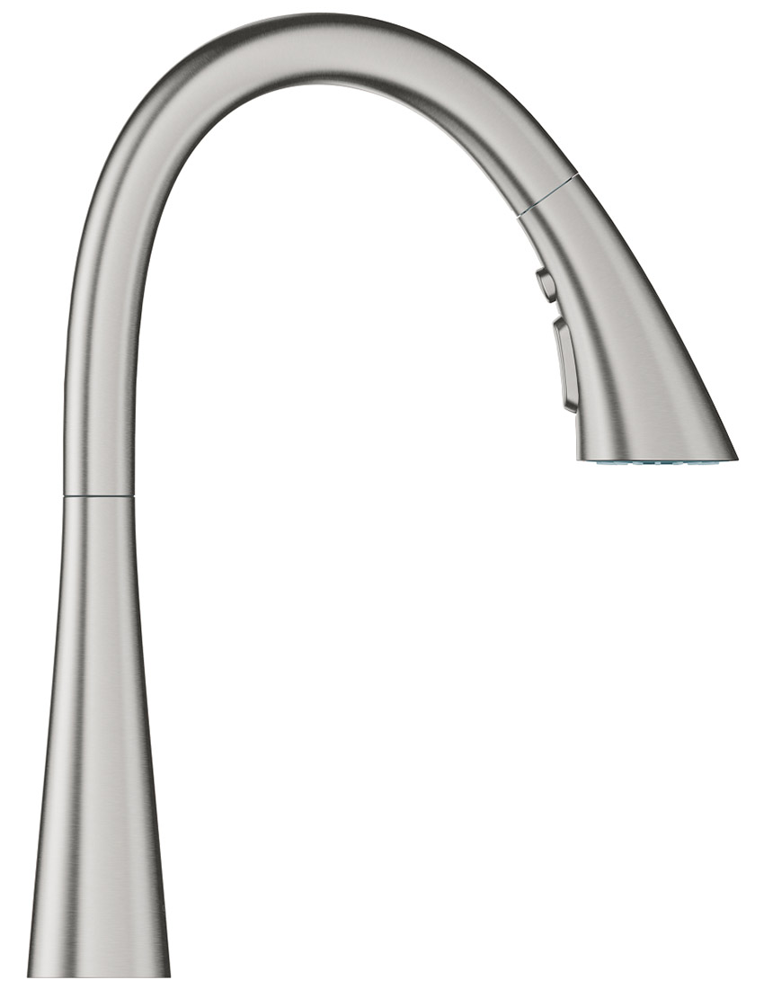 Grohe Zedra 32294 DC2 Смеситель кухонный с душем (нержавеющая сталь)