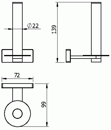 Langberger Alster 10948A Держатель запасного рулона