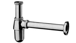 Hansgrohe 52053 000  Сифон 1-1/4" для раковины (отвод 225 мм)