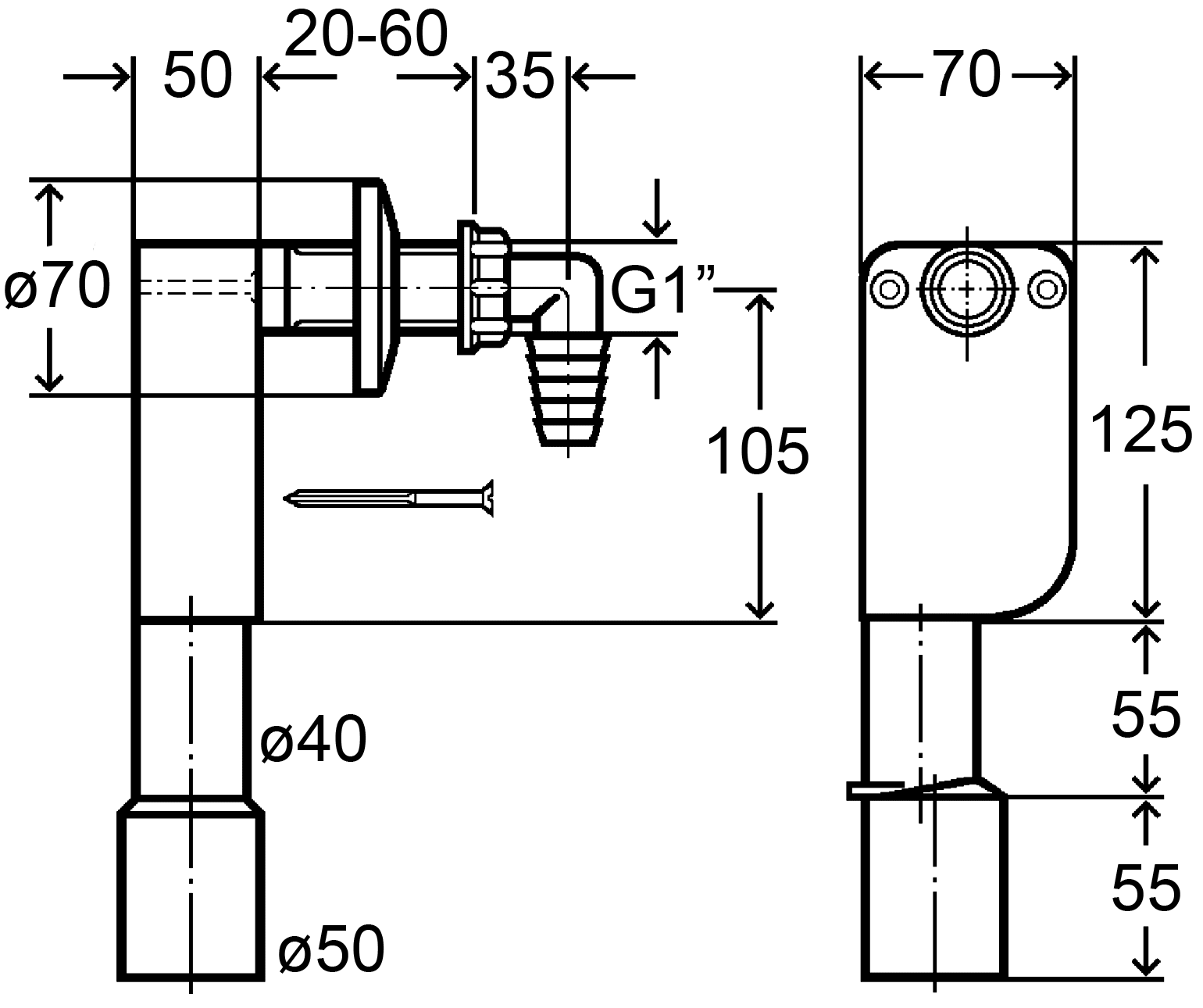 Viega 452452 Сифон для стиральной/посудомоечной машины (5635.7)