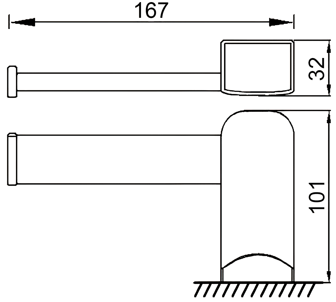 RUSH Thira TR36111A Держатель туалетной бумаги