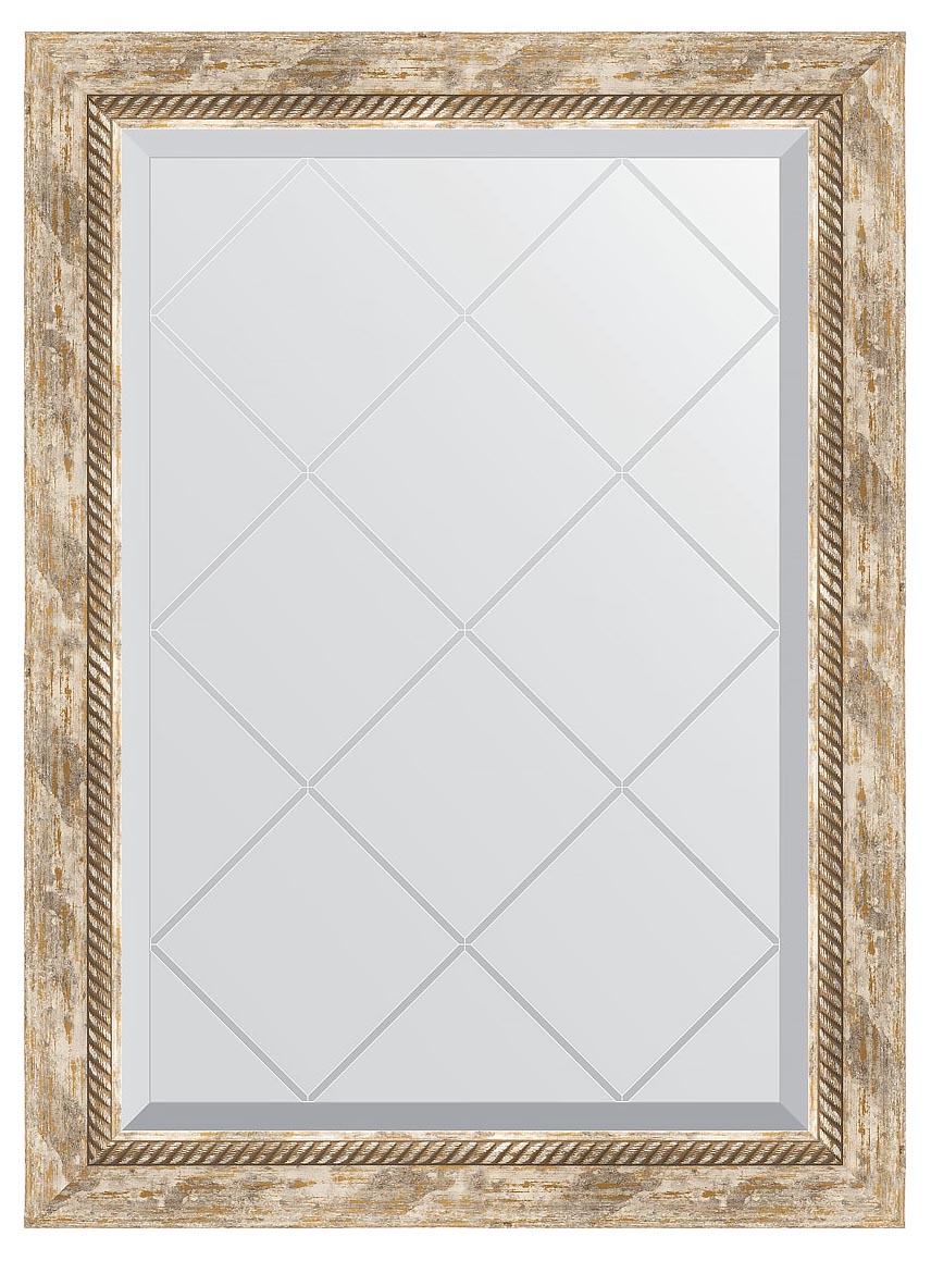 Evoform Exclusive-G BY4091 Зеркало с гравировкой в багетной раме 63x86