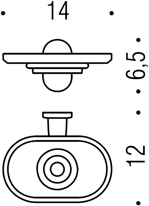 Colombo Bart B2201  Мыльница