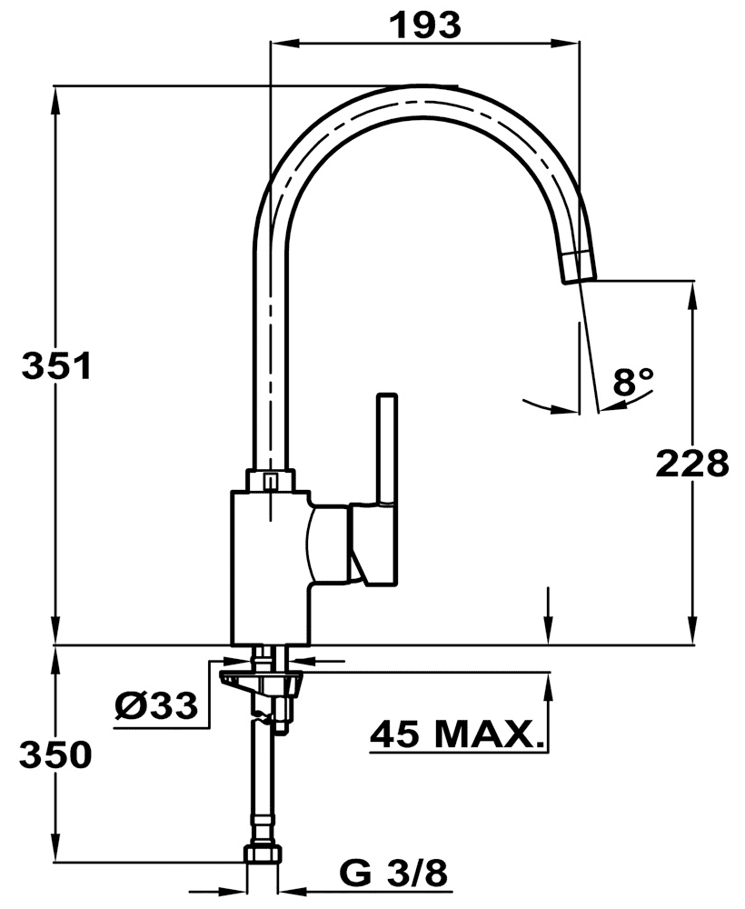 Teka Alaior XL 23.915.12.00 Cмеситель кухонный