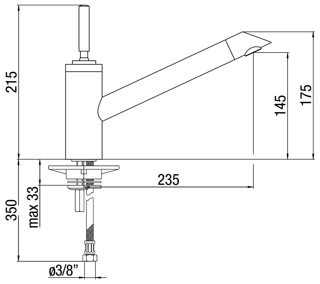 Nobili OZ OZ113/1T6CR  Смеситель кухонный