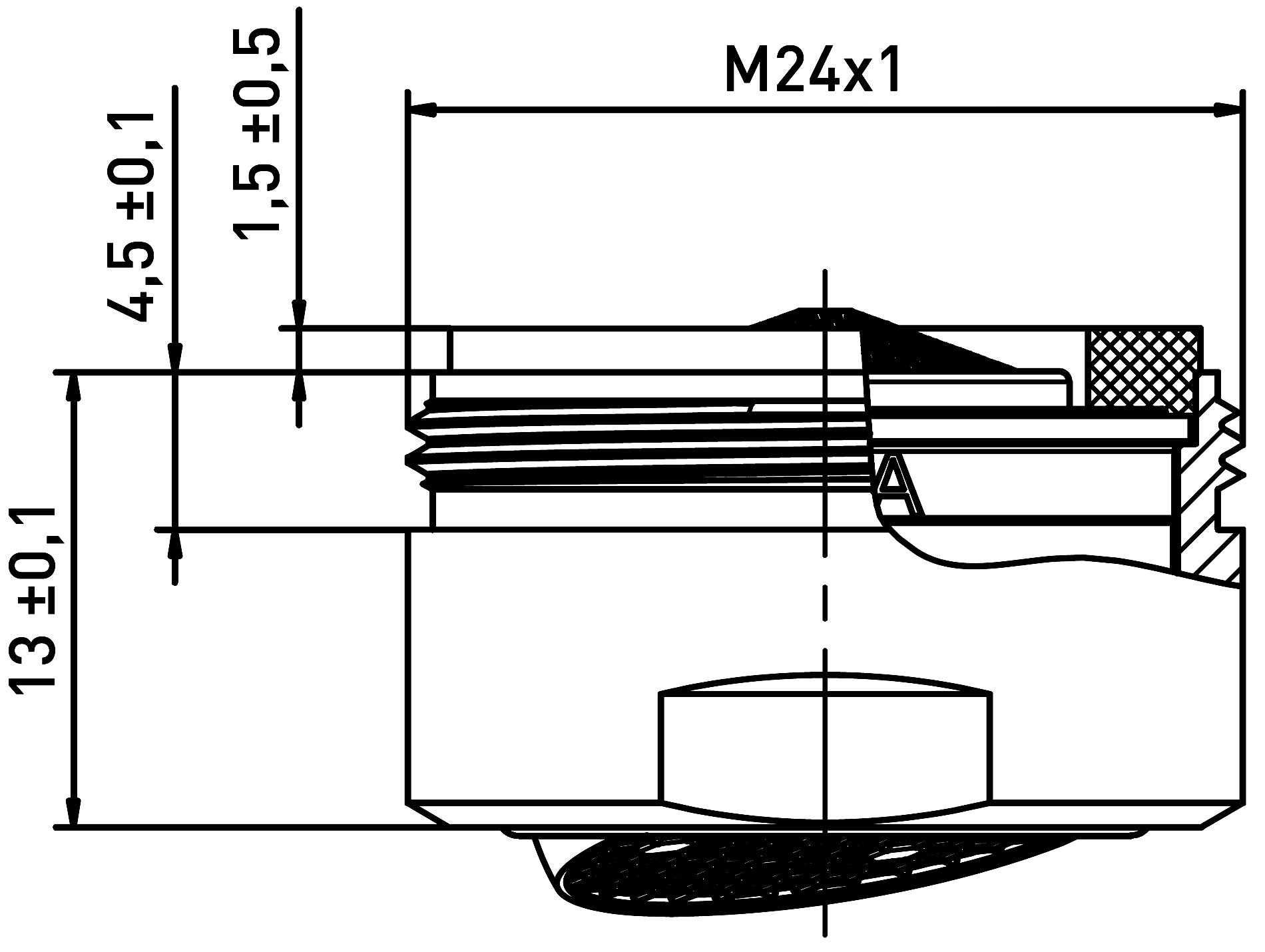 Neoperl HONEYCOMB SSR Аэратор M24x1 для смесителя