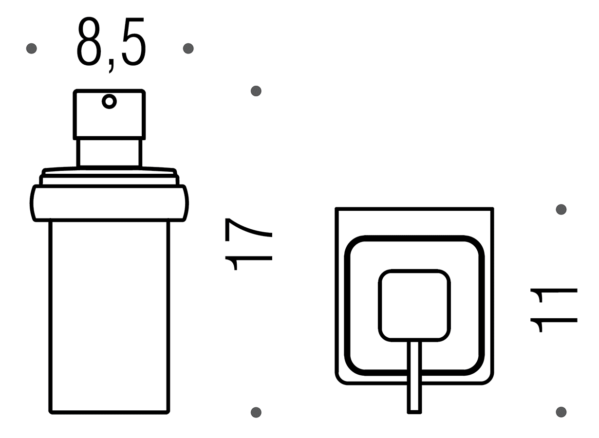 Colombo lulu B9321 HPS Диспенсер для жидкого мыла (золото)