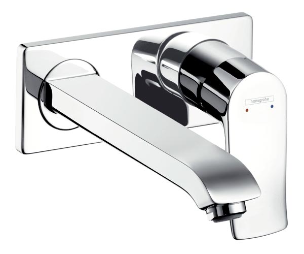 Hansgrohe Metris 31086 000  Смеситель для раковины настенный 225 мм (для 13622 180)