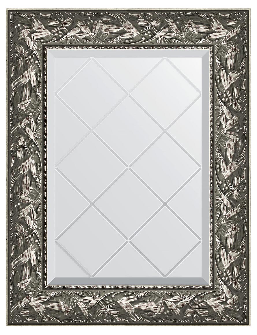 Evoform Exclusive-G BY4028 Зеркало с гравировкой в багетной раме 59x76