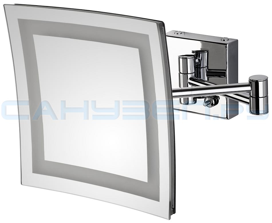 Bagno&Associati SP80251  Зеркало косметическое настенное с LED подсветкой (3-х кратное)