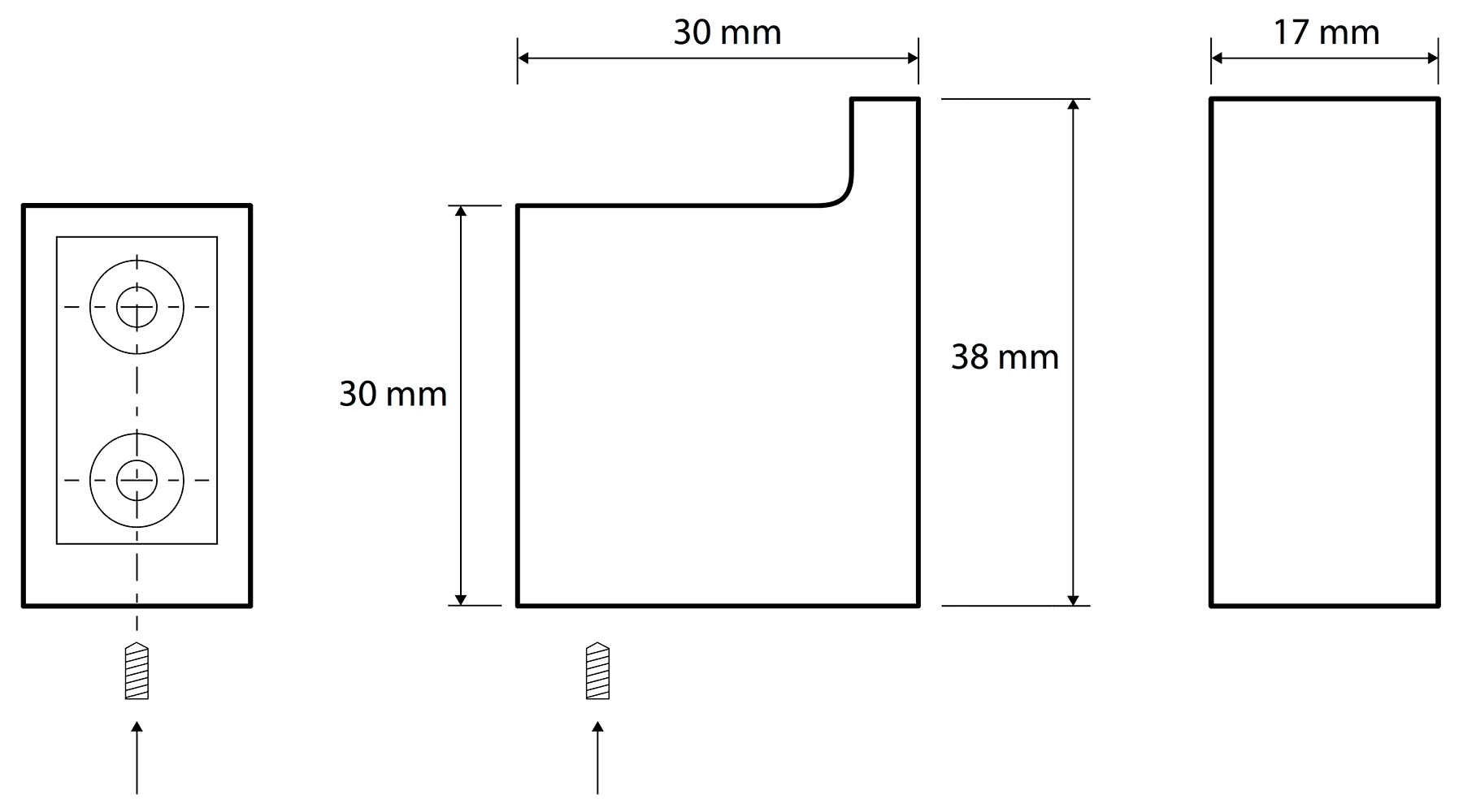 Bemeta Nero 135006010 Крючок (чёрный)