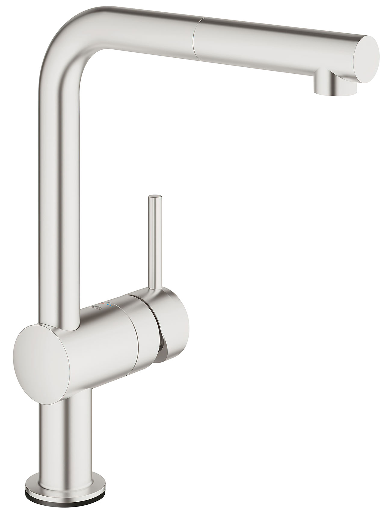 Grohe Minta Touch 31360 DC1 Сенсорный кухонный смеситель с выдвижным изливом (сталь)