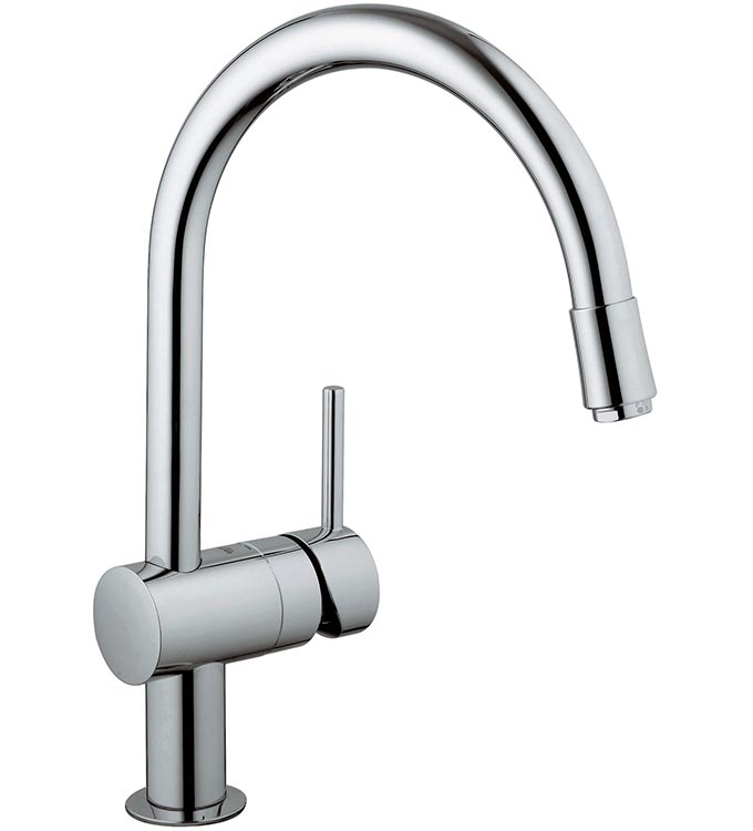 Grohe Minta 32918 000  Смеситель кухонный с выдвижным изливом