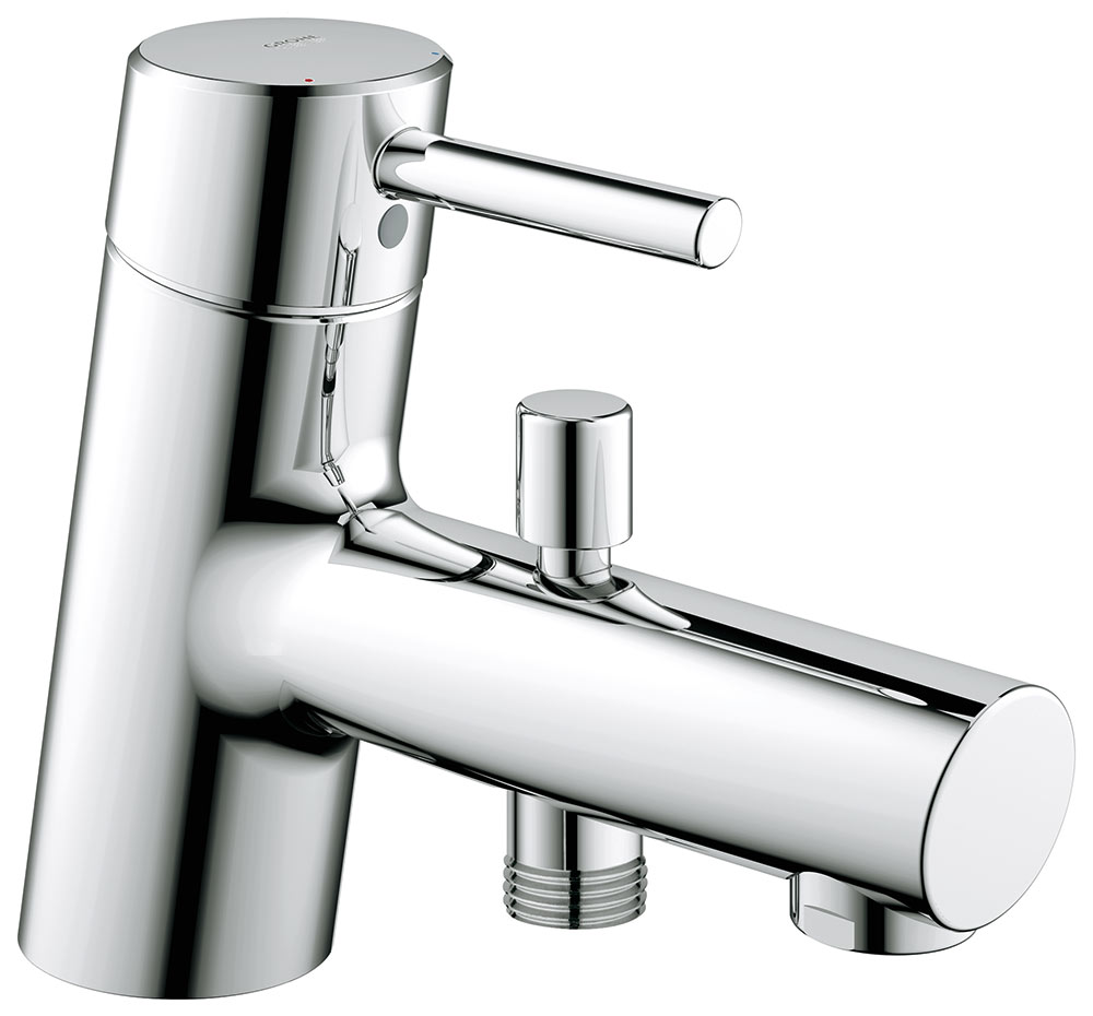 Grohe Concetto 32701 001 Смеситель для ванны (монтаж на бортик ванны на 1 отв.)