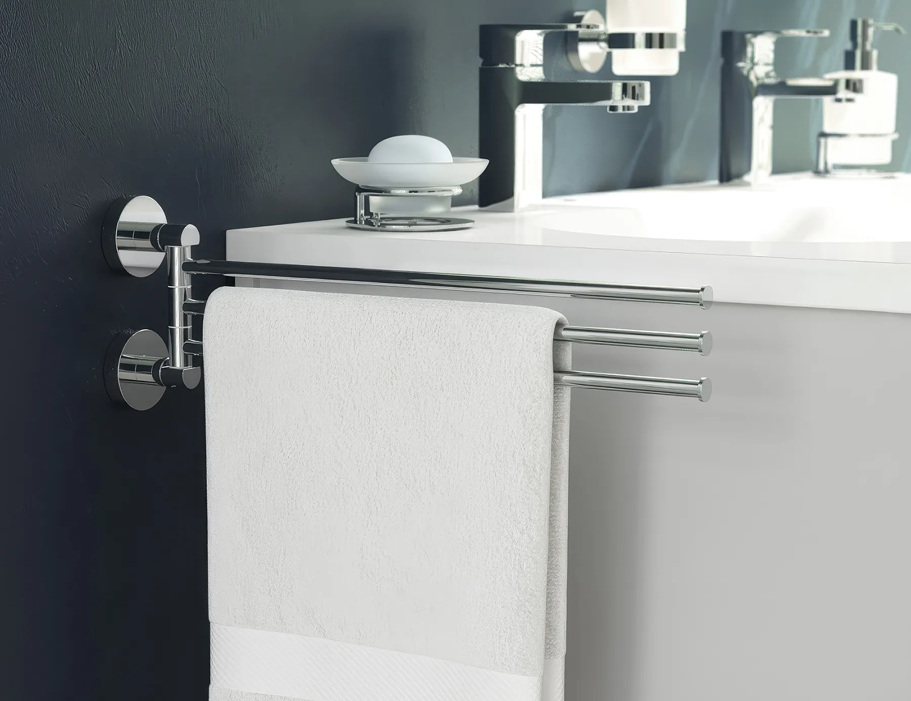 ArtWelle Harmonie HAR024 Полотенцедержатель 3-ой поворотный