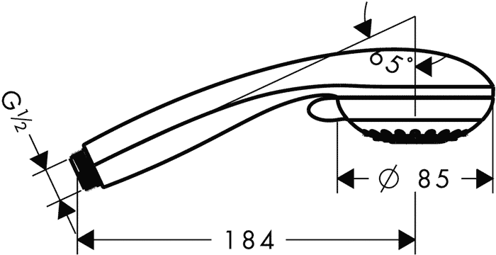 Hansgrohe Crometta 85 28563 000 Multi Ручной душ (3 режима)