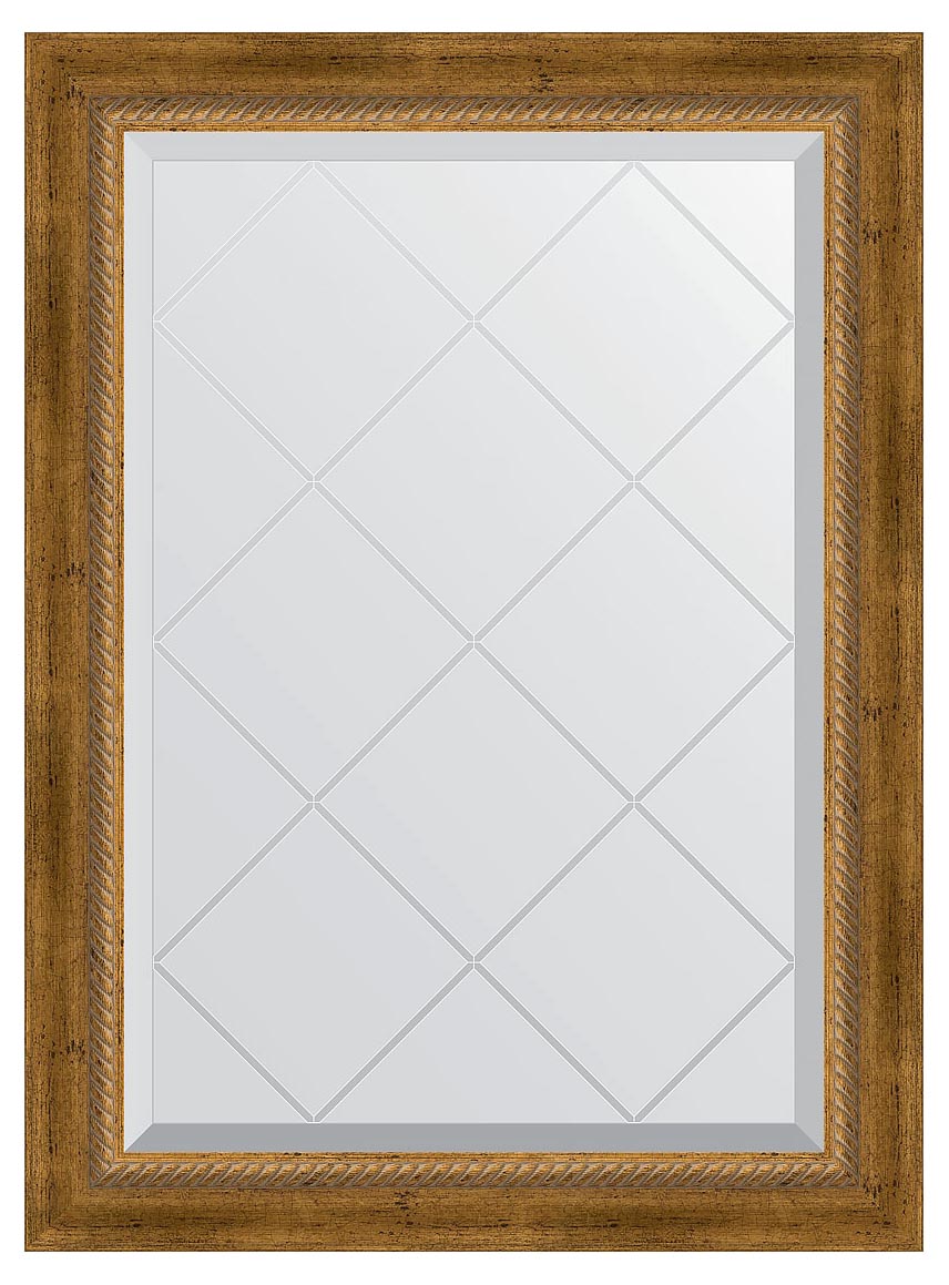 Evoform Exclusive-G BY4090 Зеркало с гравировкой в багетной раме 63x86