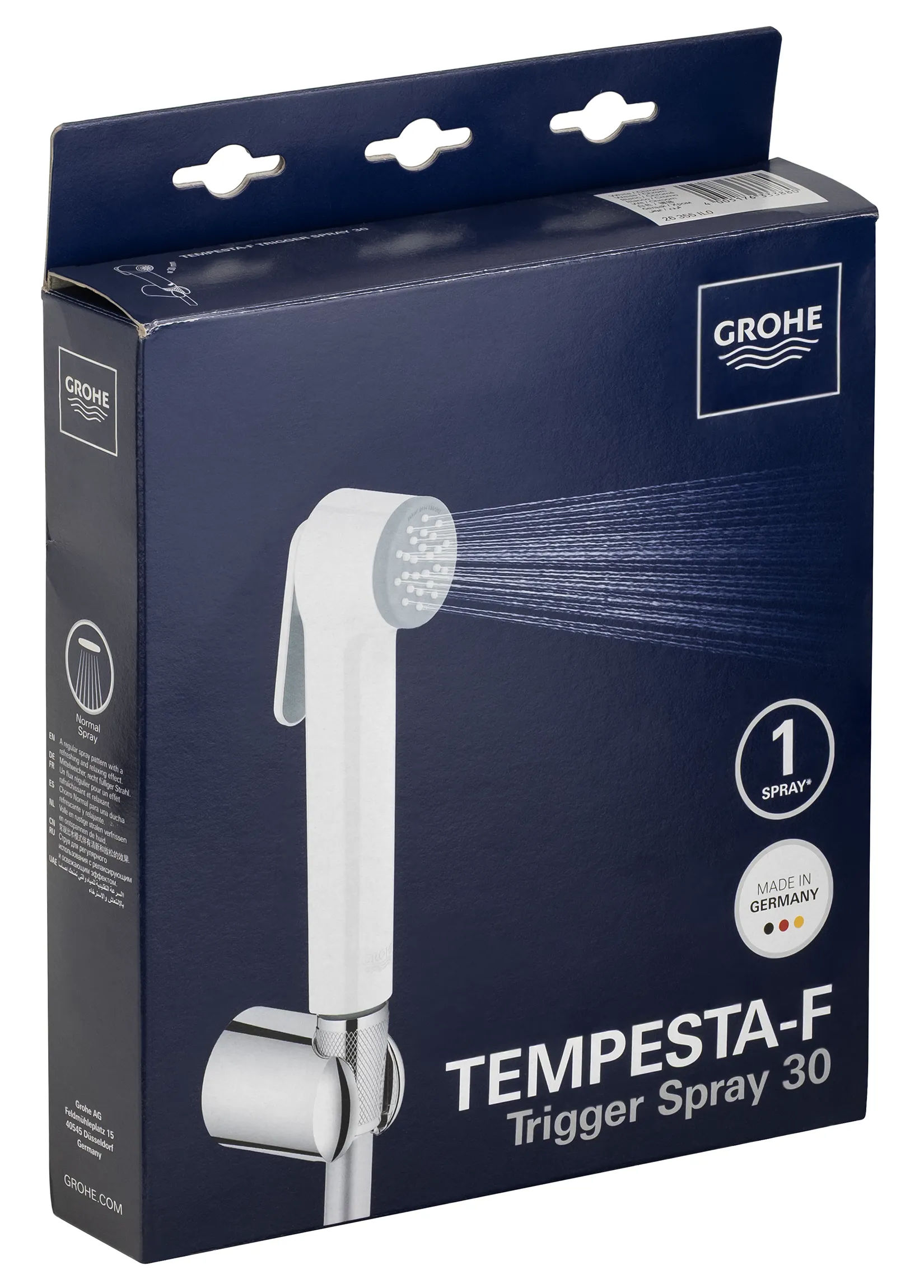 Grohe Tempesta-F 26355 IL0 Гигиенический душ со шлангом 1.0 м и держателем (белый)