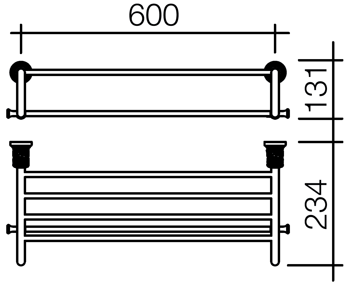 Schein Carving 7065042 Полка для полотенца