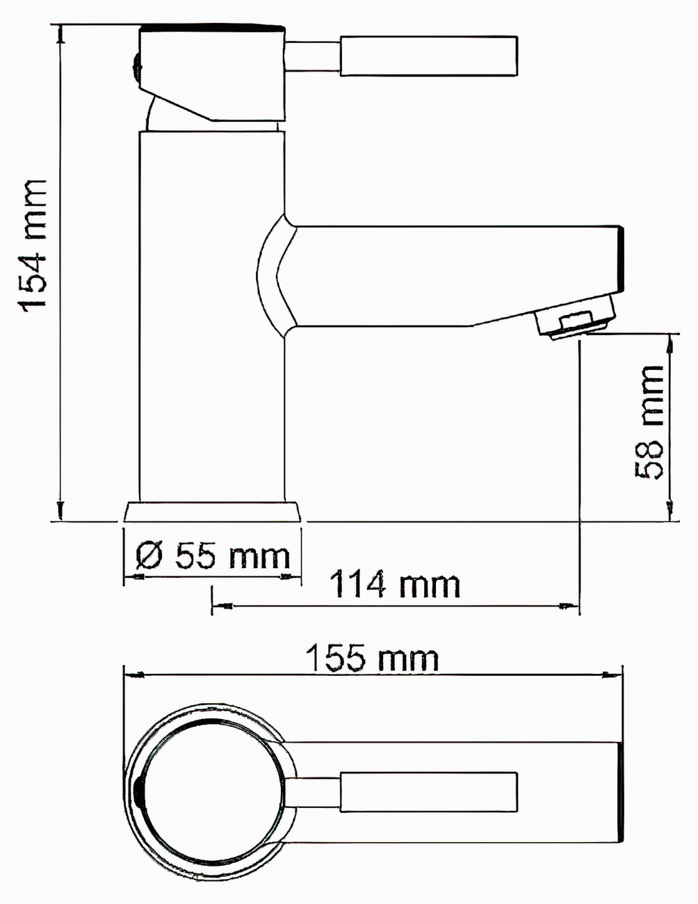 WasserKraft Main 4103 Смеситель для раковины