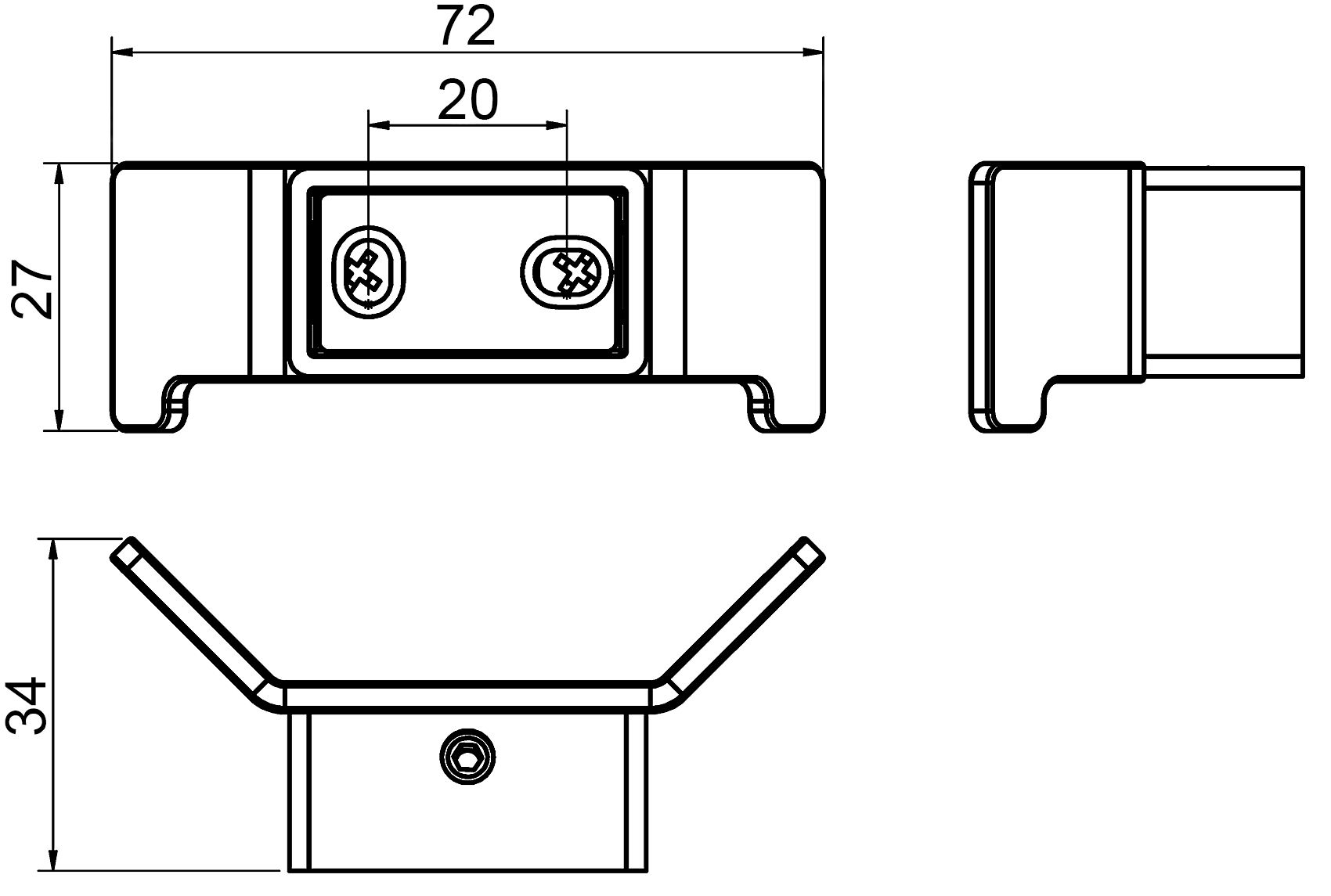 Langberger Vico 37532A Крючок двойной