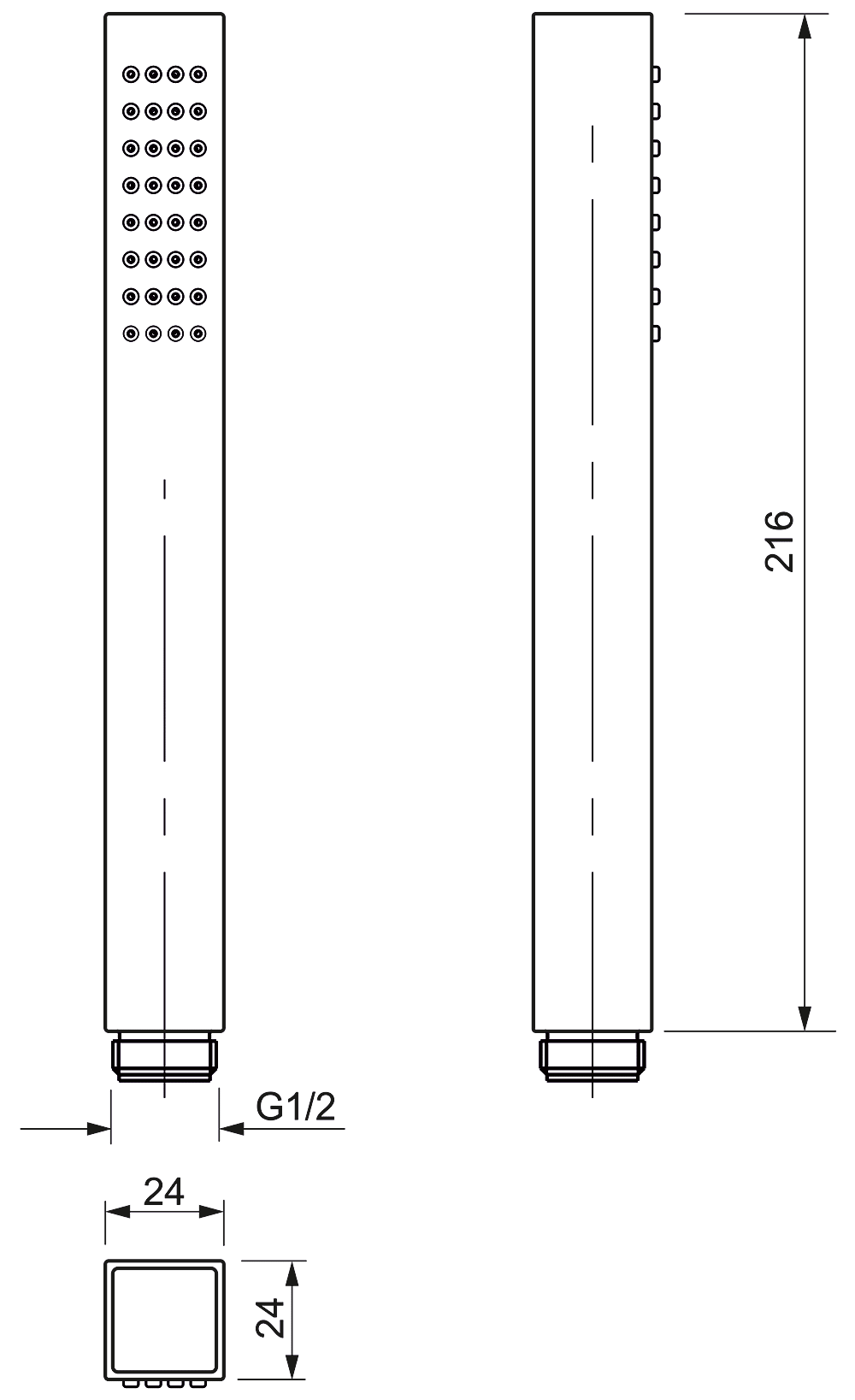 Grohe Euphoria Cube Stick 27698 000 Ручной душ