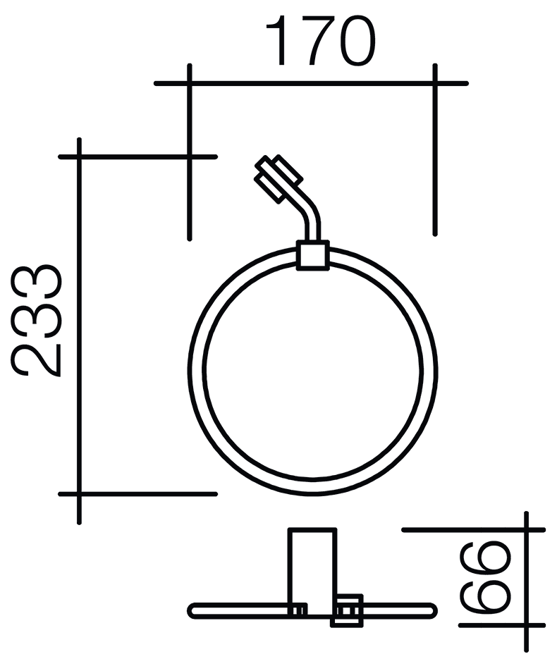 Schein Watteau 125E1 Полотенцедержатель-кольцо