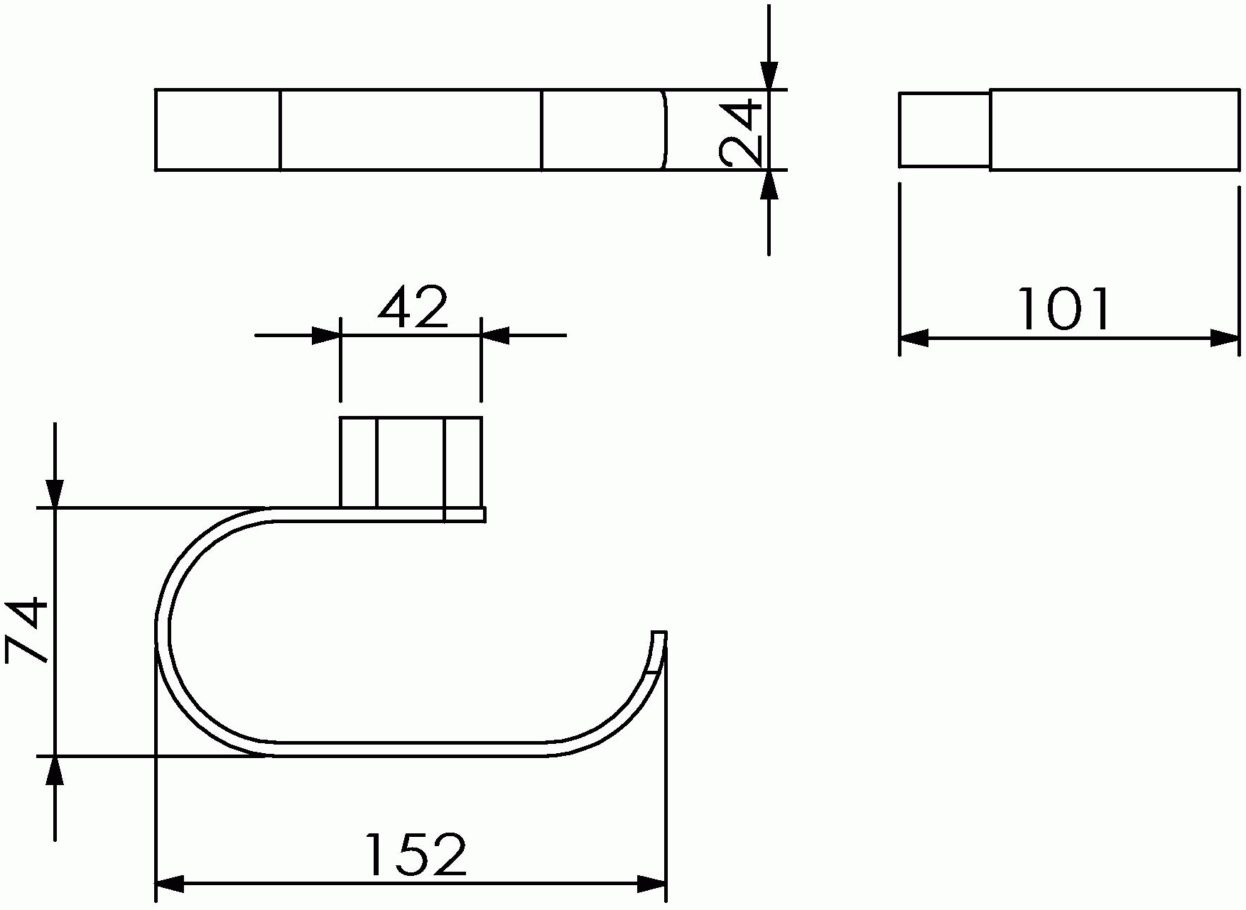 Langberger Lugano 24043A Держатель туаленой бумаги