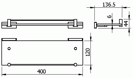 Langberger Alster 10951D Полка 40 см