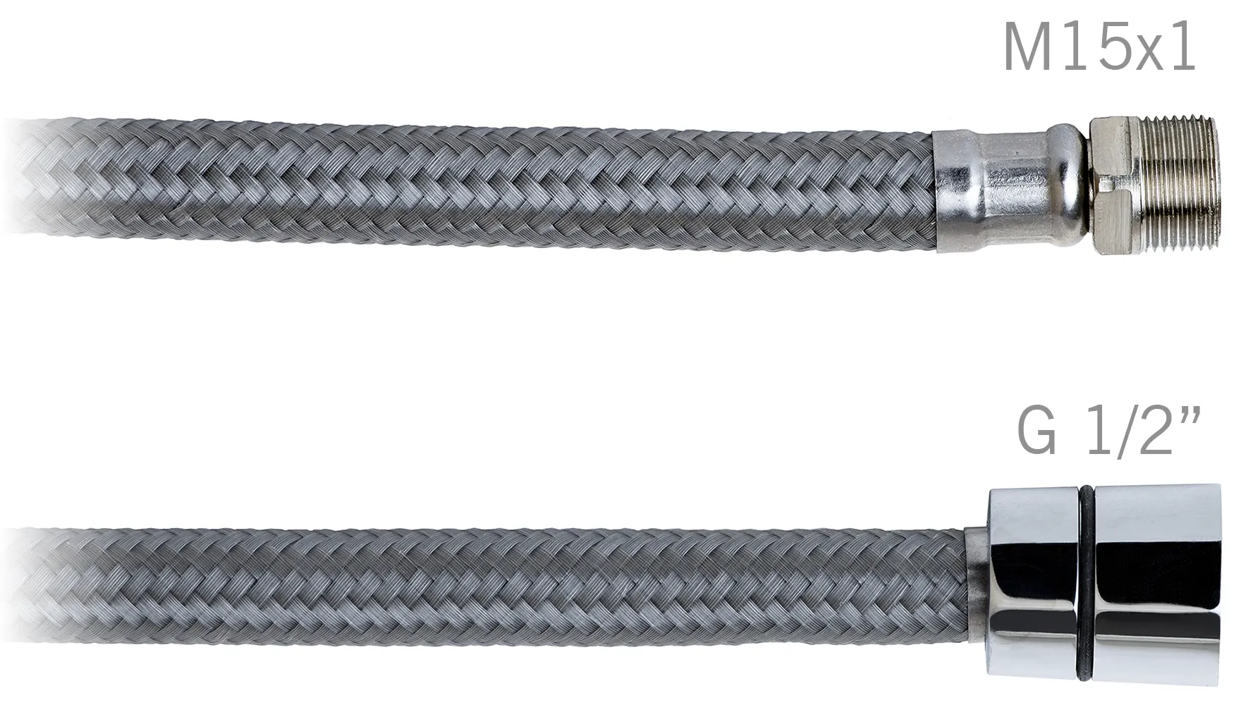 RAV-Slezak PH2003/F Душевой шланг M15x1/2" 2.0 м с переходником