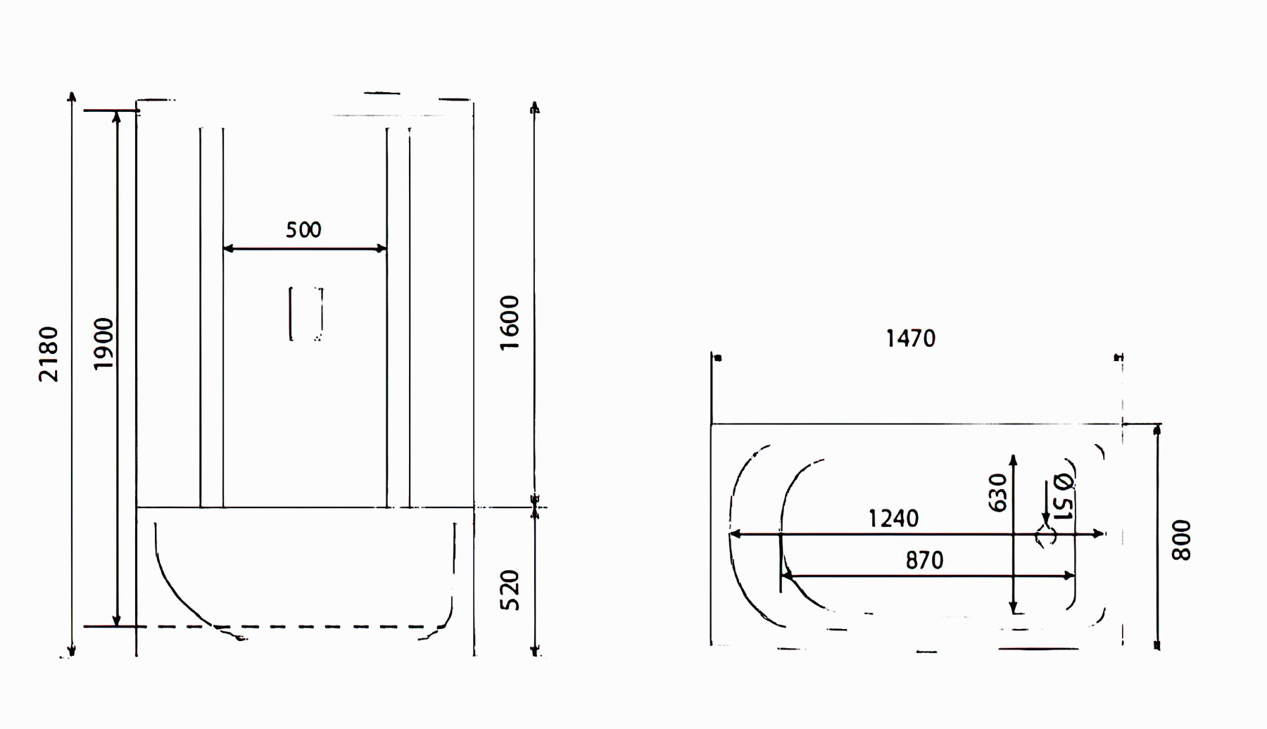 Timo ECO TE-0750 Душевая кабина 148x80x218