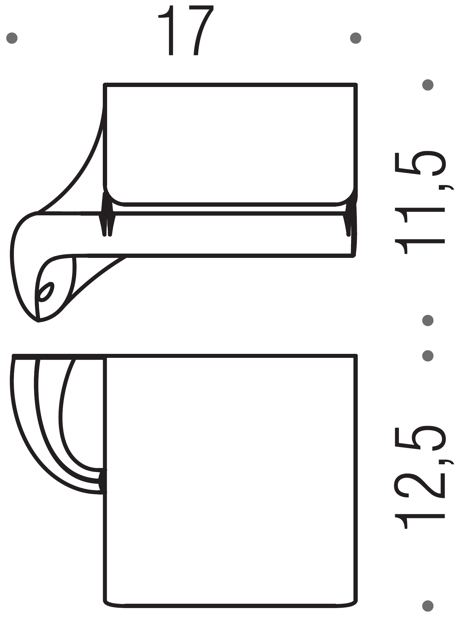 Colombo Link B2491 Держатель туалетной бумаги с крышкой